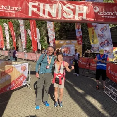 Dani Harrison our Office/HR Manager who walked 43k