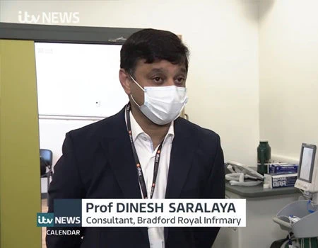 View Covid: Bradford NHS consultant first in world to receive booster vaccine