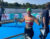 View Dani Harrison completes her 2 mile Serpentine swim in aid of Macmillan Cancer Support