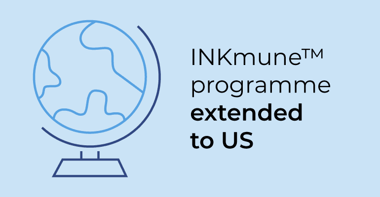 INKmune programme extended to US