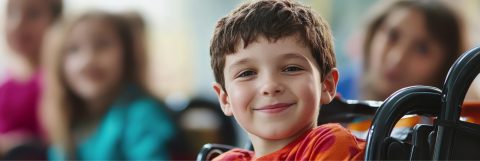 Smiling young boy