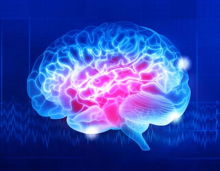 Abstract image of a brain