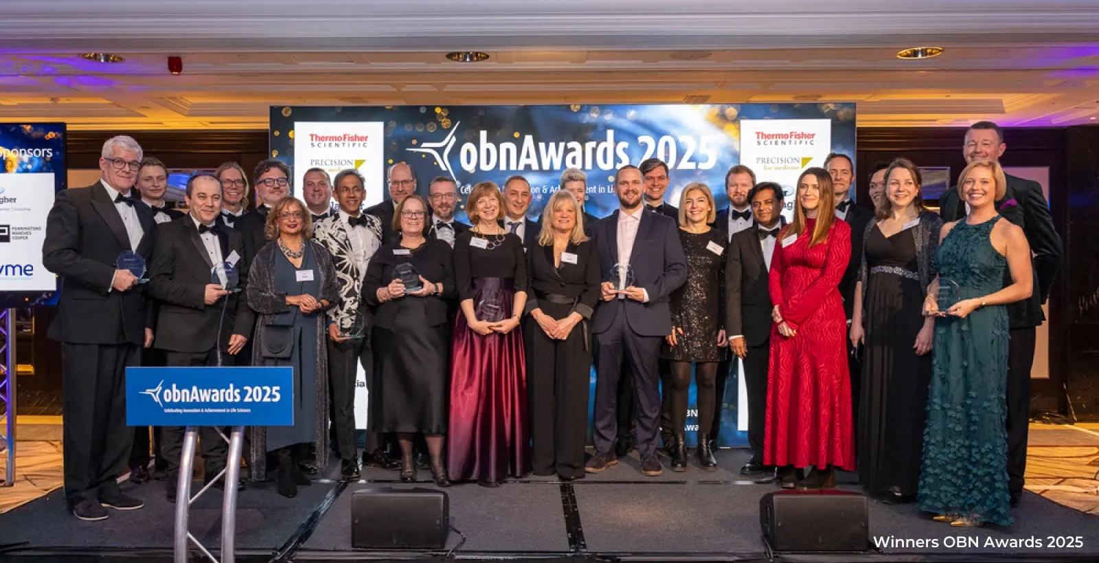 Pic of OBN Awards winners 2025