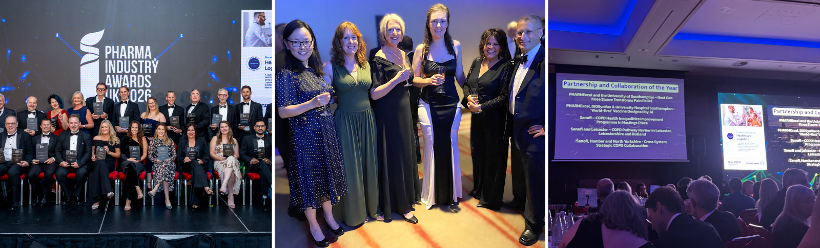 The PHARMExcel team at the Pharma Industry Awards
